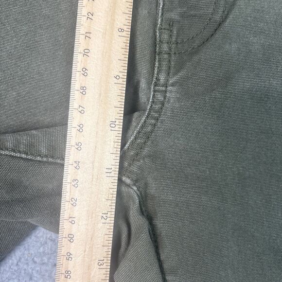 Legendary Outfitters Canvas Pant Men's 38x32 Relaxed Fit Green Cargo Work - Picture 7 of 10